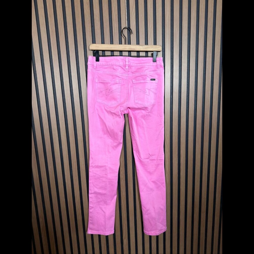 White House Black Market Pants 2R Womens Pink Skinny Denim Slim Ankle Stretch - Picture 2 of 9
